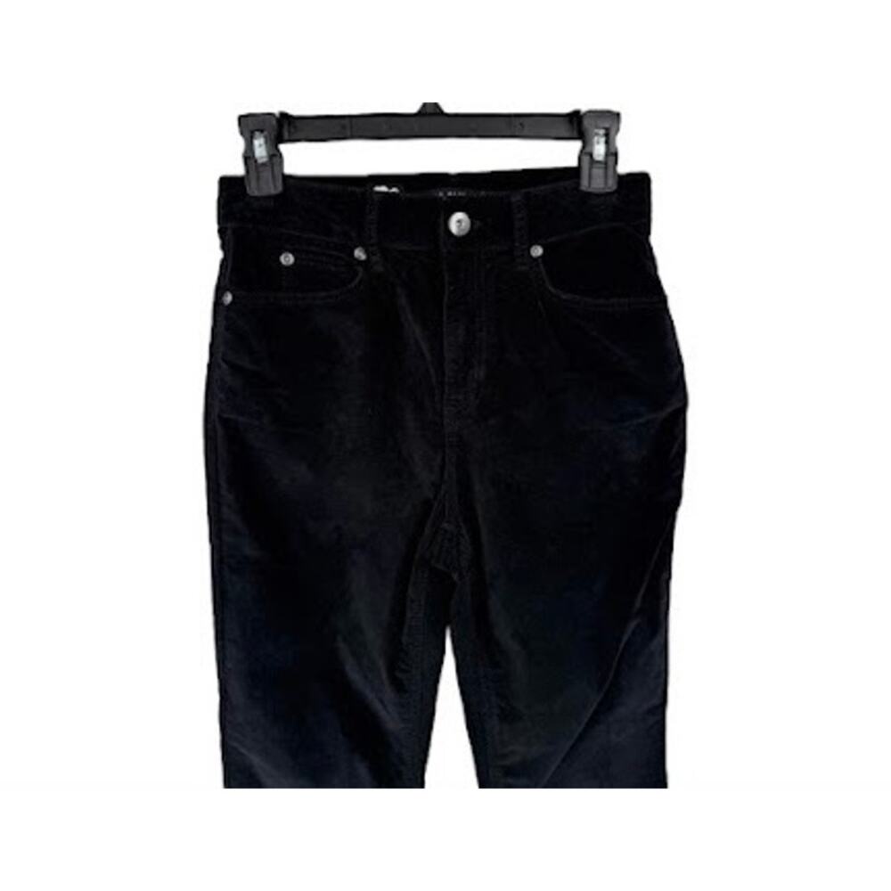 Ted Baker London Size 26 Black Velour Skinny Jeans Pants - Picture 6 of 8